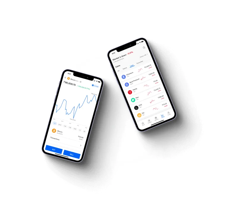 Binarium AI app - Seamless onboarding for the Binarium AI app educational and secure platform.